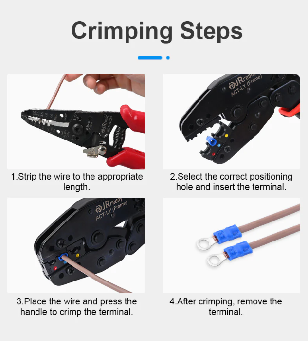 JRready ACT-LY-2H Ratcheting Crimp Tool