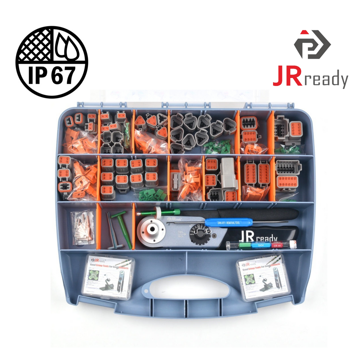 JST6110 JRready Deutsch DT Connector Kit, with Crimp Tool JRD-HDT-48