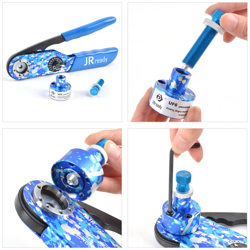 ST2147 JRready Crimp Tool & Positioner Kit, M22520/1-01, Turret Head TH1A, TH163, TH4, UF6-UF2-5