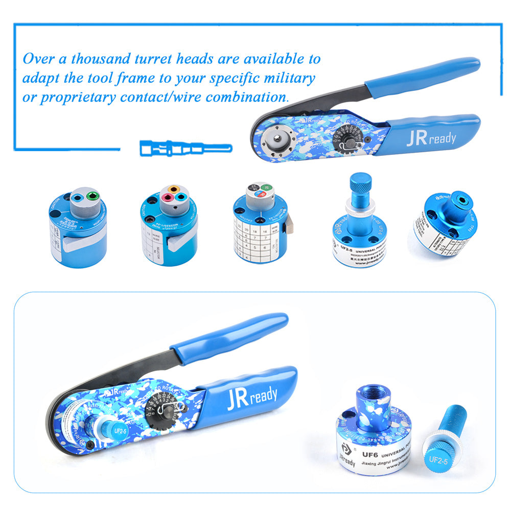 ST2147 JRready Crimp Tool & Positioner Kit, M22520/1-01, Turret Head TH1A, TH163, TH4, UF6-UF2-5