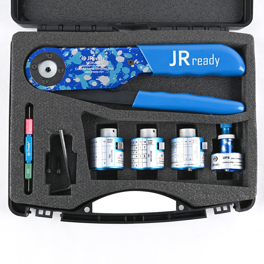 ST2147 JRready Crimp Tool & Positioner Kit, M22520/1-01, Turret Head TH1A, TH163, TH4, UF6-UF2-5