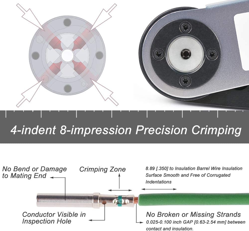 ST2158 JRready Turret Style Crimp Tool for Deutsch Connectors DT DTP DTM