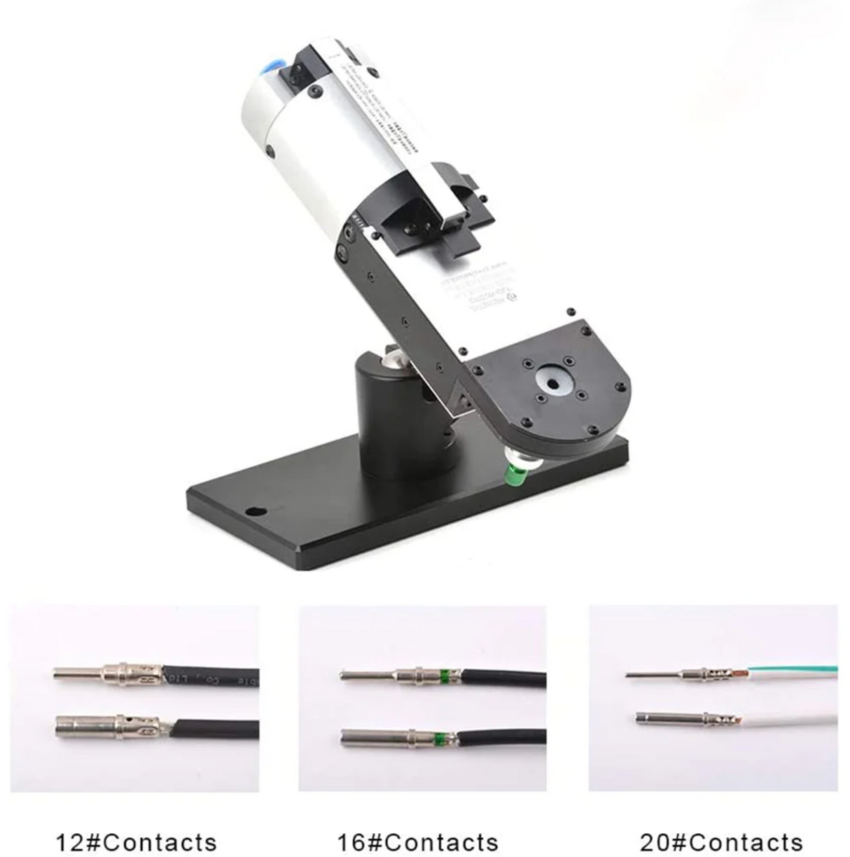 JRready ST4050 Tool Kit: YJQ-W2DTQ Pneumatic Crimp Tool for Deutsch DT DTM DTP Connectors 12#, 16#, 20# Solid Contacts 12-22 AWG
