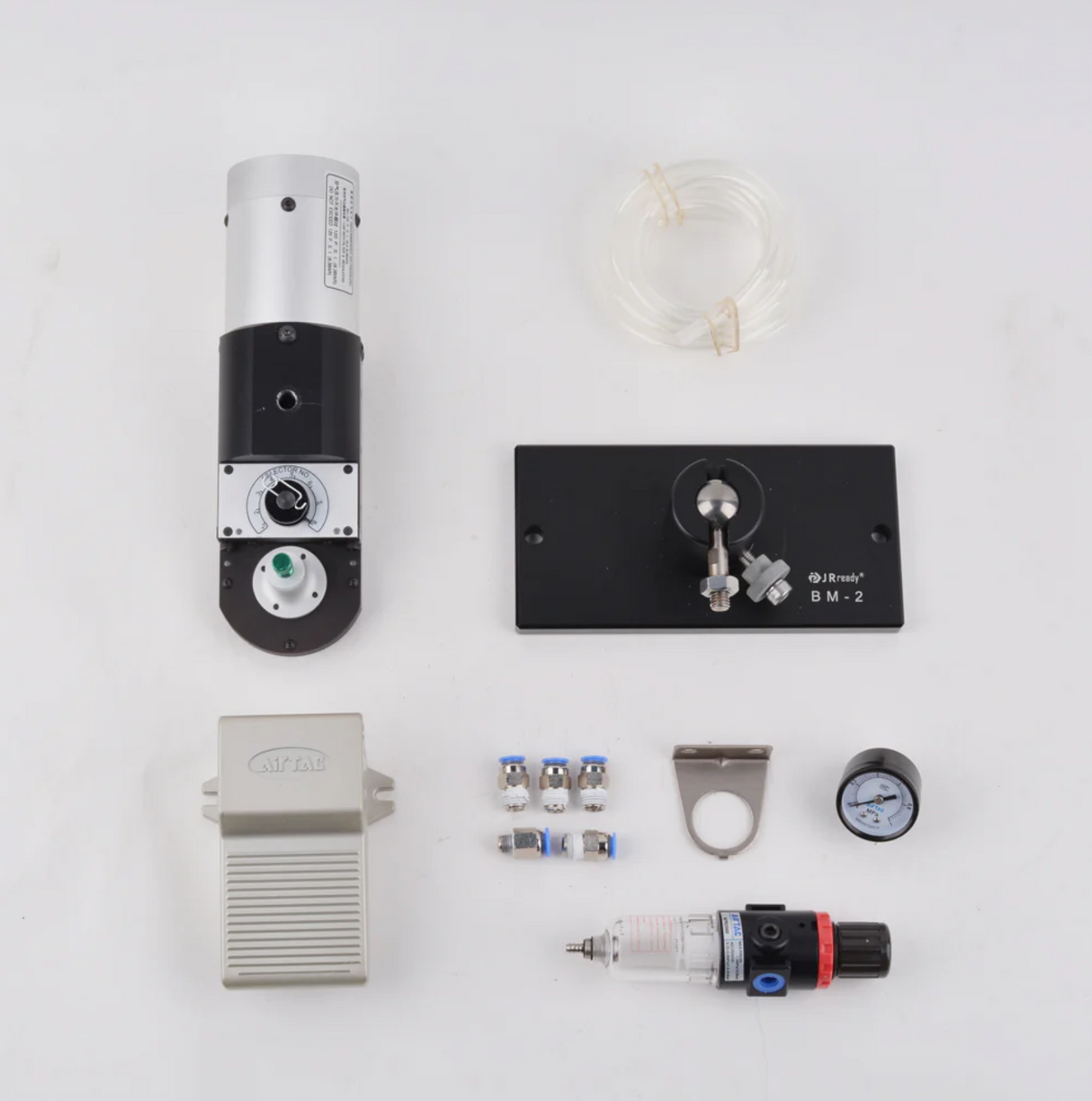 JRready ST4050 Tool Kit: YJQ-W2DTQ Pneumatic Crimp Tool for Deutsch DT DTM DTP Connectors 12#, 16#, 20# Solid Contacts 12-22 AWG