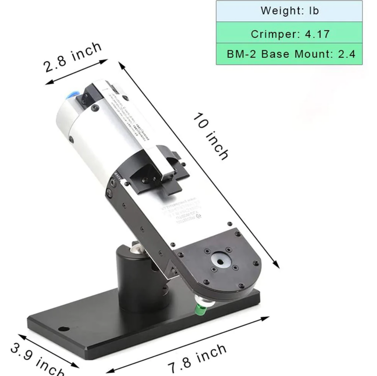JRready ST4050 Tool Kit: YJQ-W2DTQ Pneumatic Crimp Tool for Deutsch DT DTM DTP Connectors 12#, 16#, 20# Solid Contacts 12-22 AWG