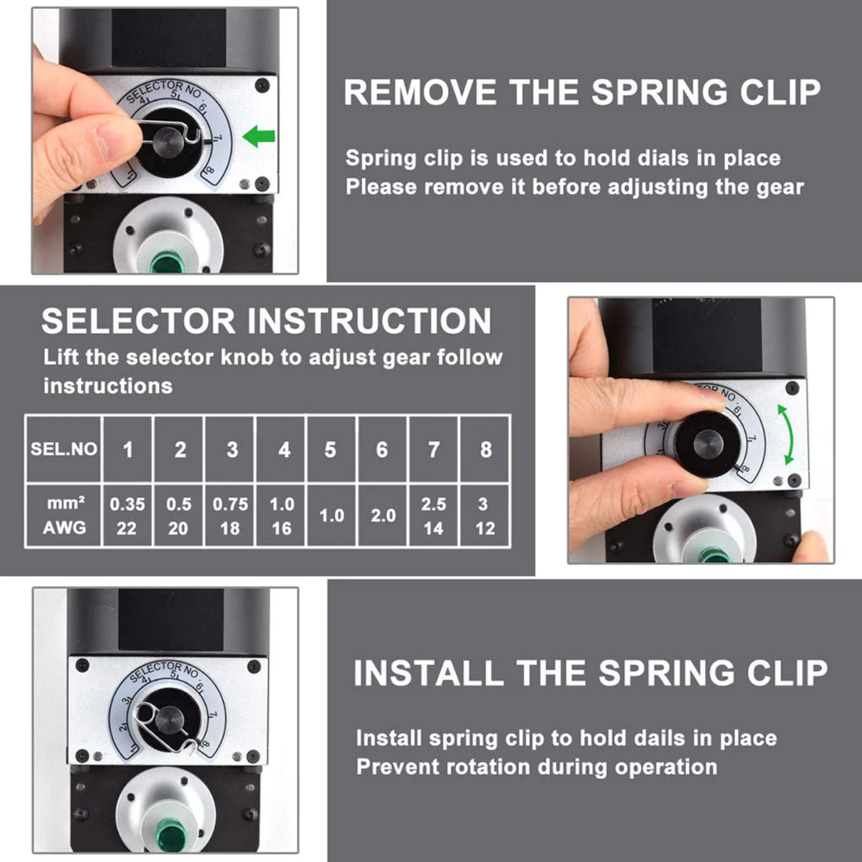 JRready ST4050 Tool Kit: YJQ-W2DTQ Pneumatic Crimp Tool for Deutsch DT DTM DTP Connectors 12#, 16#, 20# Solid Contacts 12-22 AWG