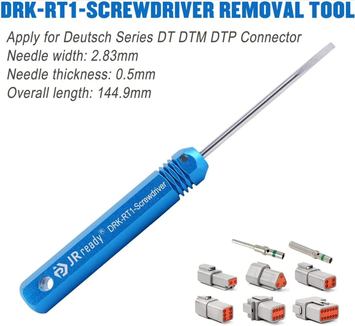 ST5236 JRready Deutsch Connector Removal Tool Kit: 5 Metal & 8 Plastic Removal Tools