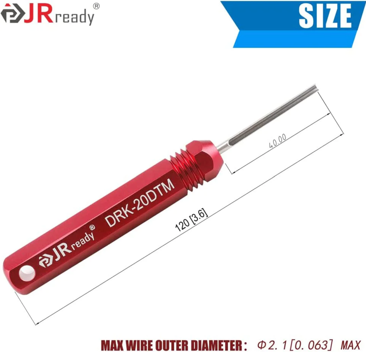 ST5236 JRready Deutsch Connector Removal Tool Kit: 5 Metal & 8 Plastic Removal Tools
