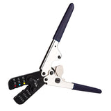 JRready ACT-AD10 Ratcheting Wire Crimp Tool for Heat Shrink connectors, Insulated Terminals and Butt splices in Wire 22-18, 16-14, 12-10AWG